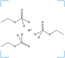 The chemical structure of Fosetyl-al