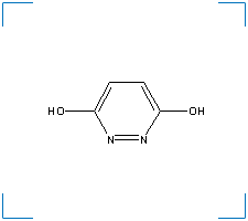The chemical structure of Maleic hydrazide