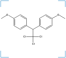 The chemical structure of Methoxychlor