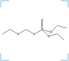 The chemical structure of Phorate