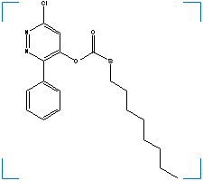 The chemical structure of Pyridate