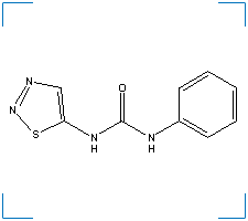 The chemical structure of Thidiazuron