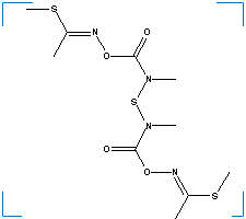 The chemical structure of Thiodicarb