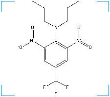 The chemical structure of Trifluralin