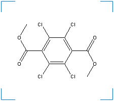 The chemical structure of DCPA