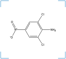 The chemical structure of Dicloran