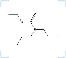 The chemical structure of Dipropylthiocarbamic Acid S-Ethyl Ester