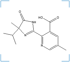 The chemical structure of Imazapic