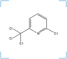 The chemical structure of 2-Chloro-6-(Trichloromethyl)Pyridine
