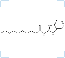 The chemical structure of Benzimidazolecarbamic Acid, Ester Of Diethylene Glycol Monoethyl Ether