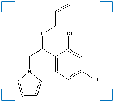 The chemical structure of Imazalil