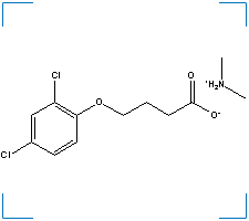 The chemical structure of 2,4-Db Dimethylamine