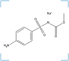 The chemical structure of Asulam Sodium Salt