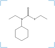 The chemical structure of Cycloate