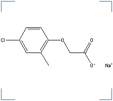 The chemical structure of Methoxone Sodium Salt
