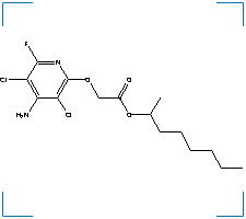 The chemical structure of Starane