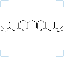 The chemical structure of Temephos