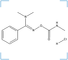 The chemical structure of Formetanate Hydrochloride