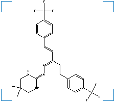 The chemical structure of Hydramethylnon