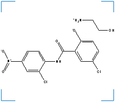 The chemical structure of Clonitralid