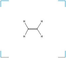 The chemical structure of Ethylene