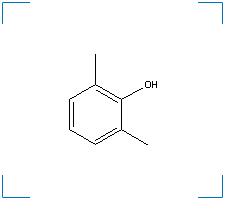 The chemical structure of Xylenol