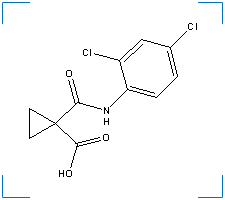 The chemical structure of Cyclanilide