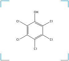 The chemical structure of Pentachloro-Phenol