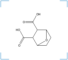 The chemical structure of Endothall