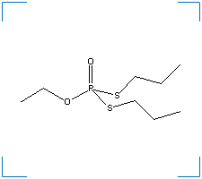The chemical structure of Ethoprop