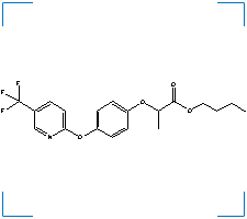 The chemical structure of Fluazifop