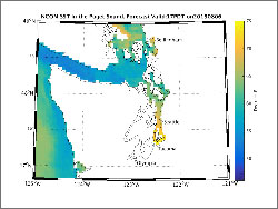 Sea Surface Temperature in Puget Sound
